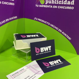 Tarjetas de visita doble cara